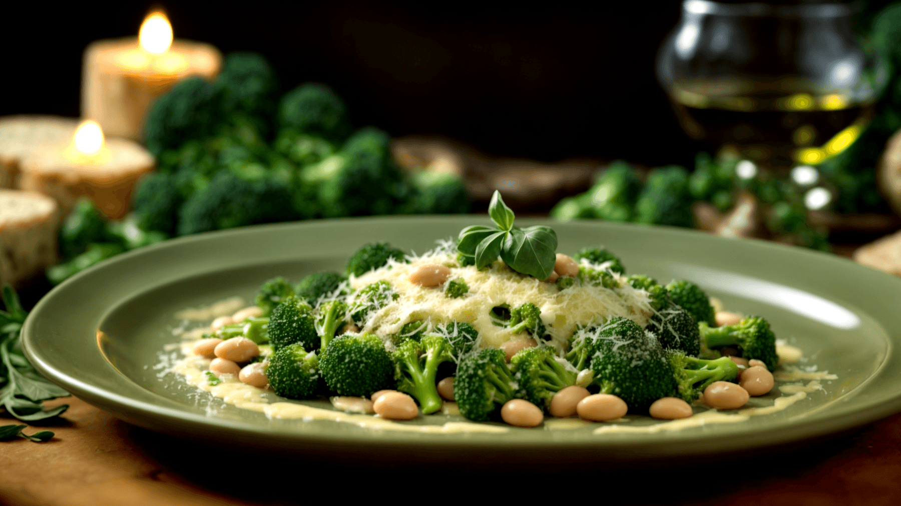 Tortino di fagioli broccoli pecorino"